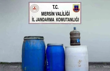 Mersin’de 210 litre sahte içki ele geçirildi
