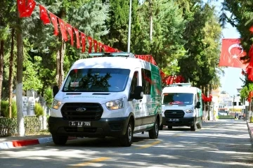 Mersin’de 57 cenaze nakil aracıyla hizmet veriliyor
