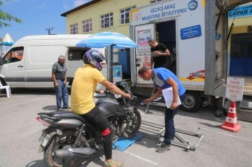 Mersin’de geçici araç muayene istasyonu yaylalarda hizmet verdi
