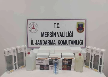 Mersin’de sahte içki ve sigara kaçakçılığı operasyonu: 3 gözaltı
