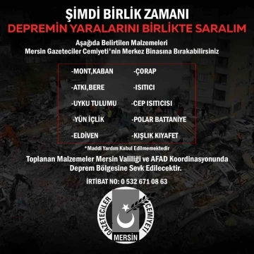 MGC’den afetzedelere yardım eli
