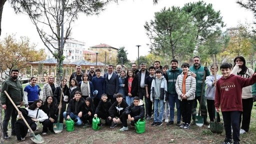 Millet Bahçesi'ne 30 fıstık çamı dikildi