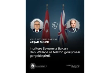 Milli Savunma Bakanı Güler, İngiltere Savunma Bakanı Wallace ile görüştü