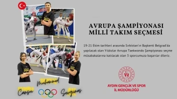 Milli takım seçmelerine Aydın’dan 3 isim
