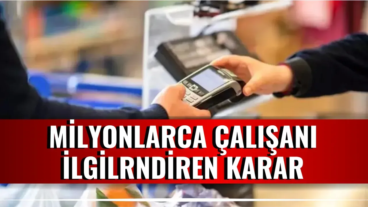 Milyonlarca çalışanı ilgilendiren yemek kartı kararı!