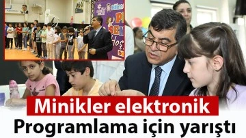 Minikler elektronik programlama için yarıştı