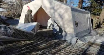 MSB: “Kahramanmaraş’ta şehit ailesi için çadır kuruldu”