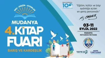 Mudanya’da 4. Kitap Fuarı 3 Eylül’de başlıyor
