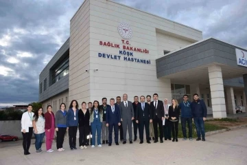 Müdür Şenkul, sağlık hizmetlerini yerinde inceledi
