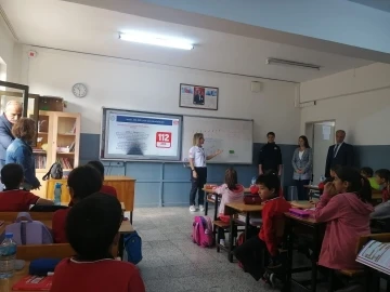 Muğla’da öğrencilere 112 Çağrı Merkezi tanıtıldı
