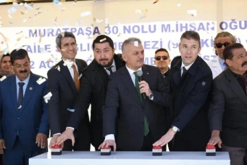 Muratpaşa Yüksekalan'da yapılacak sağlık merkezinin temeli atıldı