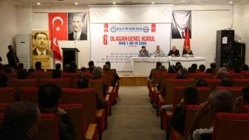 Muş’ta Eğitim-Bir-Sen’in 6. Olağan Genel Kurulu yapıldı
