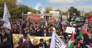 Muş’ta, İsrail’in Gazze’ye saldırıları protesto edildi
