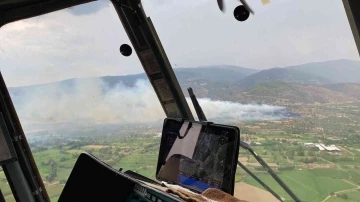 Nazilli’de tarım arazisinde yangın
