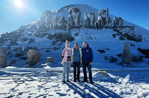 Nemrut, kış turizmi ile yabancı turistlerin ilgisini çekiyor
