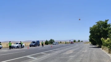 Nevşehir’de sürücüler havadan denetlendi
