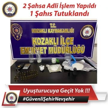 Nevşehir’de uyuşturucudan 1 kişi tutuklandı
