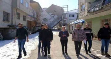 NEVÜ akademisyenleri deprem bölgesinde yapısal hasarları inceliyor