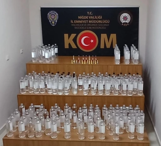 Niğde’de kaçak içki operasyonu: 1 gözaltı
