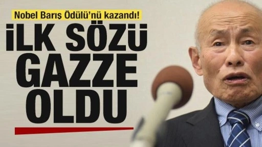 Nobel Barış Ödülü’nü kazandı! İlk sözü Gazze oldu