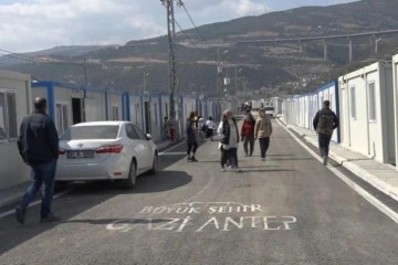 Nurdağı konteyner kentinde yaralar sarılıyor