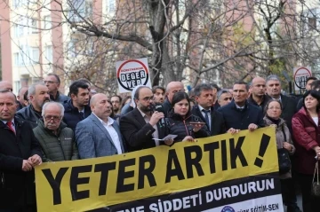 Öğrencisi tarafından bıçaklanan müdür yardımcısı için sendikalardan ortak tepki
