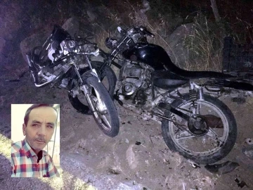 Ölümüne tesadüf...Akrabalar motosikletle çarpıştı: 1 ölü
