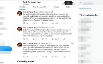 OMÜ Rektörü Ünal’dan yüz yüze eğitim açıklaması
