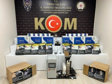 Ordu’da kaçak tütün baskını
