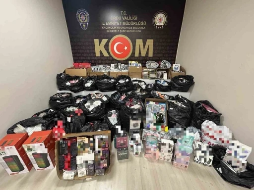 Ordu’da polis ekiplerinden kaçakçılık operasyonları
