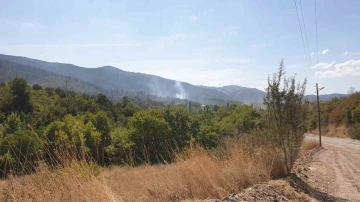 Orhaneli’de ormanlık alanda çıkan yangın söndürüldü
