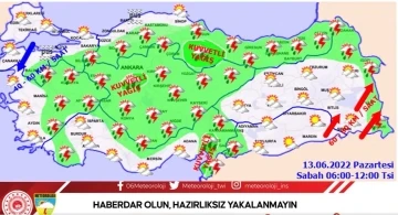 Orta Karadeniz’de ‘çok kuvvetli yağış’ uyarısı
