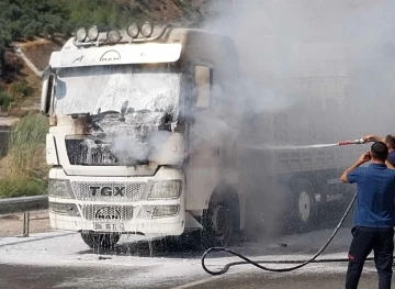 Osmaniye’de tırda çıkan yangın söndürüldü
