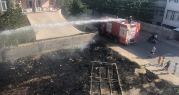 Ot yangını korkuttu
