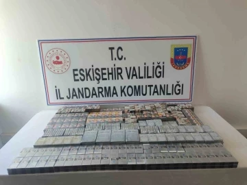 Otobüsle Eskişehir’e kaçak sigara sokmaya çalışan şahıs yakalandı
