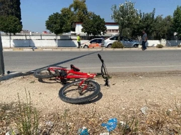 Otomobilin çarptığı bisikletli çocuk öldü