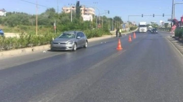 Otomobille çarpışan scooter sürücüsü hayatını kaybetti