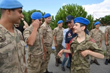 Özel çocuk Fehmi’nin askerlik hayali gerçek oldu
