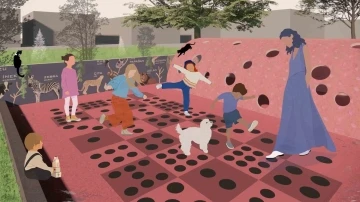 Özel ihtiyaçlı çocuklar için oyun parkı tasarladı
