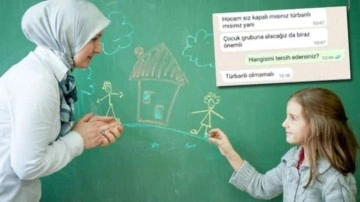 Özel okuldan öğretmene çirkin mesaj: Çocuklar var, türbanlı istemiyoruz