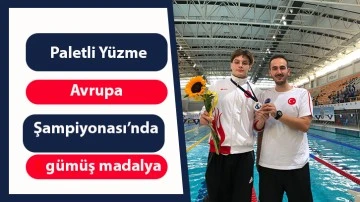 Paletli Yüzme Avrupa Şampiyonası’nda 2 gümüş madalya