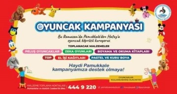 Pamukkale Belediyesinden oyuncak kampanyası
