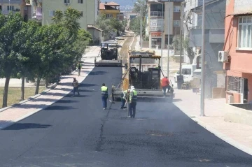 Pamukkale’de üstyapı çalışmaları sürüyor
