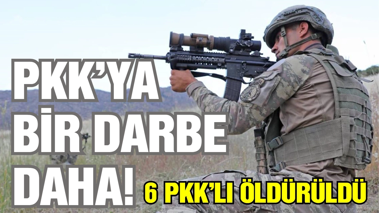 PKK'dan hesap soruluyor! Zeytin Dalı bölgesinde 6 PKK elemanı öldürüldü