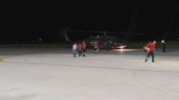 Polis helikopteri 15 yaşındaki genç için gece havalandı

