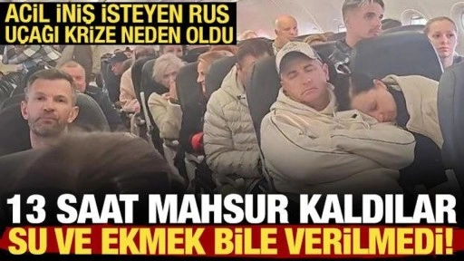 Polonya'da uçak acil iniş yaptı: Rus yolcular 13 saatten fazla bekletildi