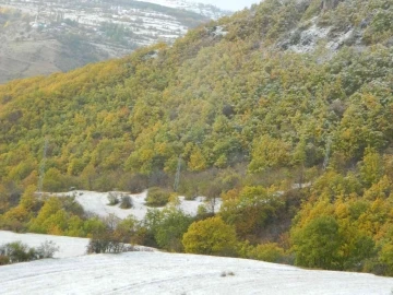 Posof vadisi beyaza büründü
