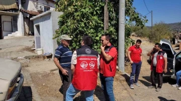 Psiko sosyal destek ekipleri yangın bölgesinde
