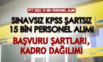 PTT personel alımı tarihleri 2022... Sınavsız ve KPSS şartsız PTT personel alımları başladı! İşte 2022 PTT personel alımı başvuru şartları