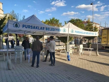 Pursaklar Belediyesi vatandaşların acılı gününde yanında
